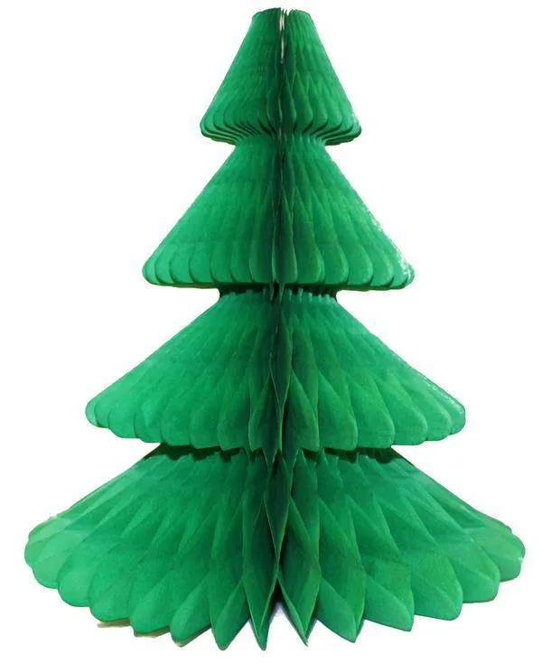 17" Tissue Paper Christmas Trees (Choose your color)