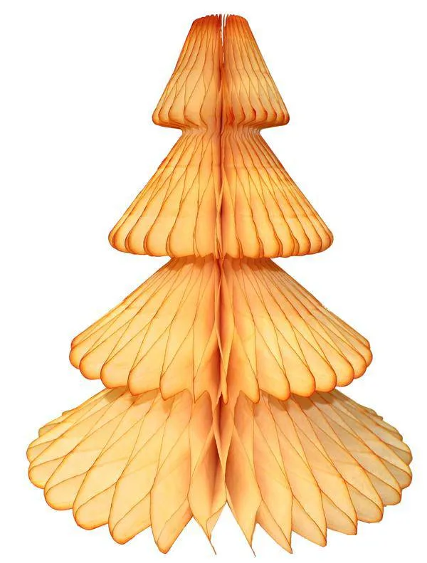 17" Tissue Paper Christmas Trees (Choose your color)