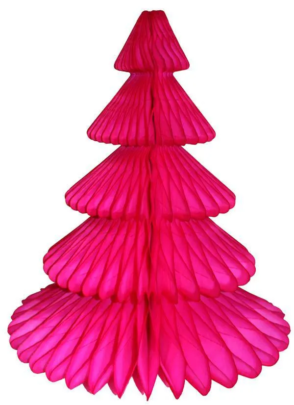 17" Tissue Paper Christmas Trees (Choose your color)