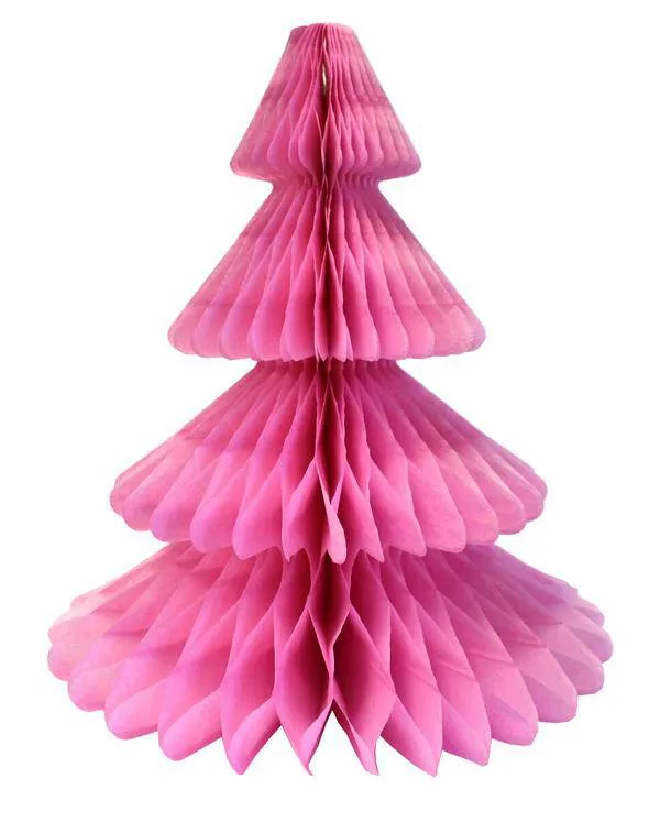 17" Tissue Paper Christmas Trees (Choose your color)