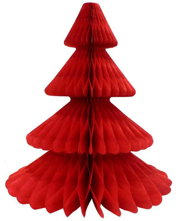 17" Tissue Paper Christmas Trees (Choose your color)