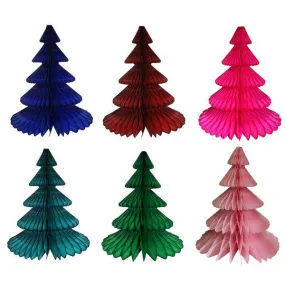 17" Tissue Paper Christmas Trees (Choose your color)