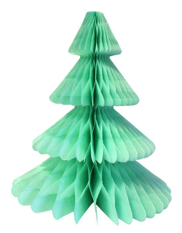 17" Tissue Paper Christmas Trees (Choose your color)