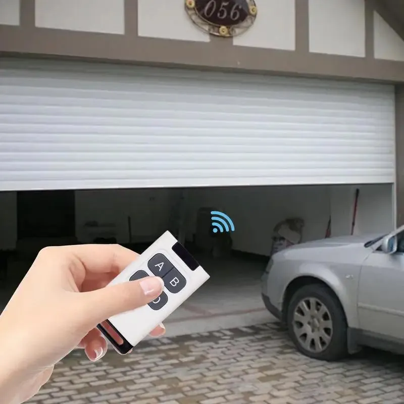 433MHz Universal Remote Control Key Fob for Gate and Garage Door, 4-Channel