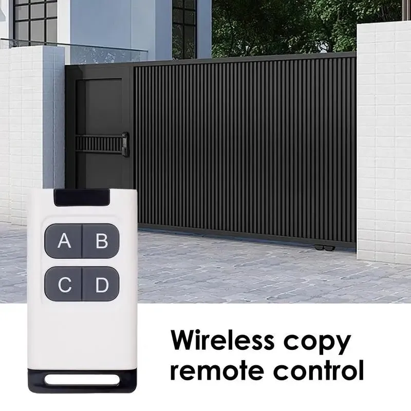 433MHz Universal Remote Control Key Fob for Gate and Garage Door, 4-Channel