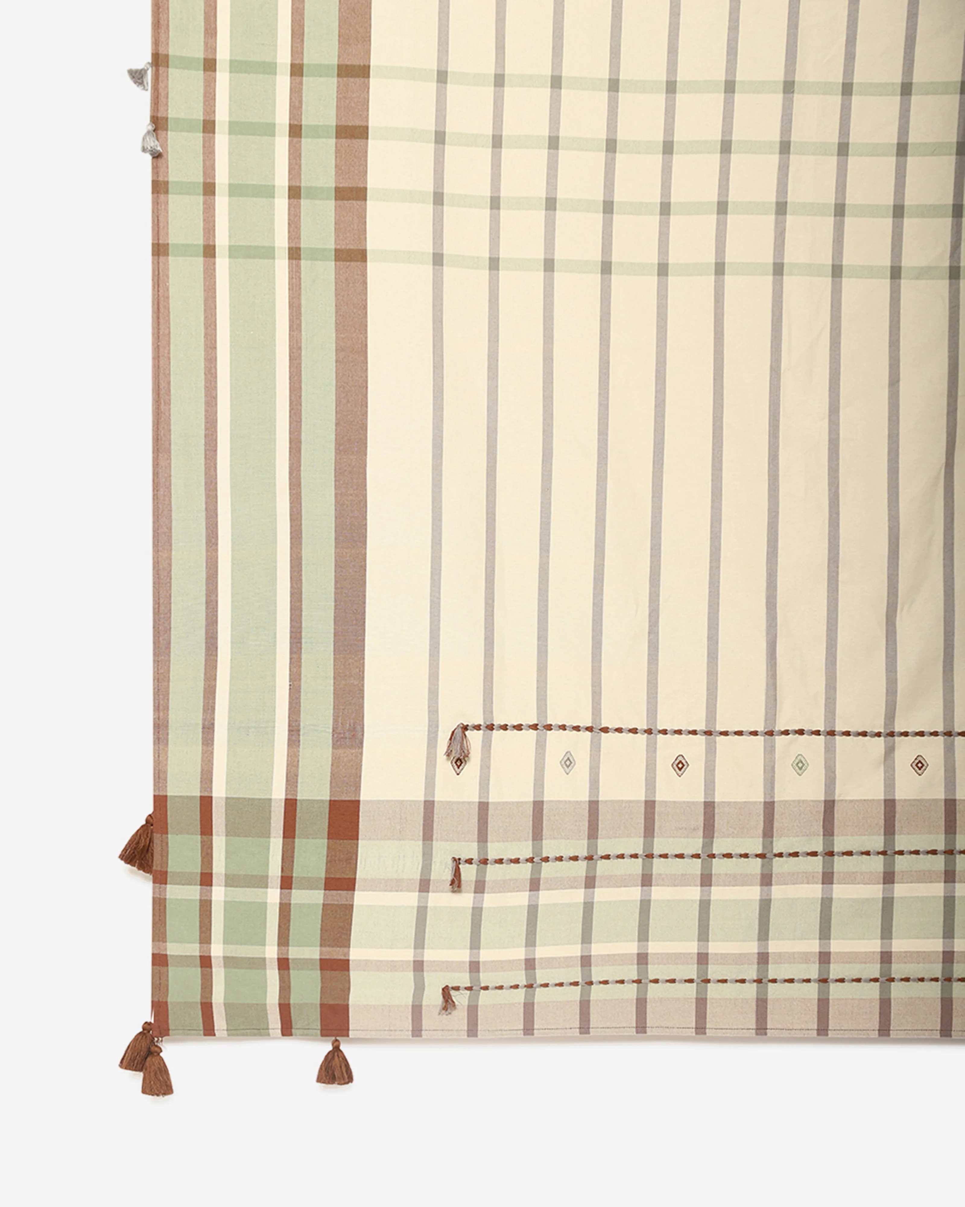 Agata Extra Weft Cotton Table Cover