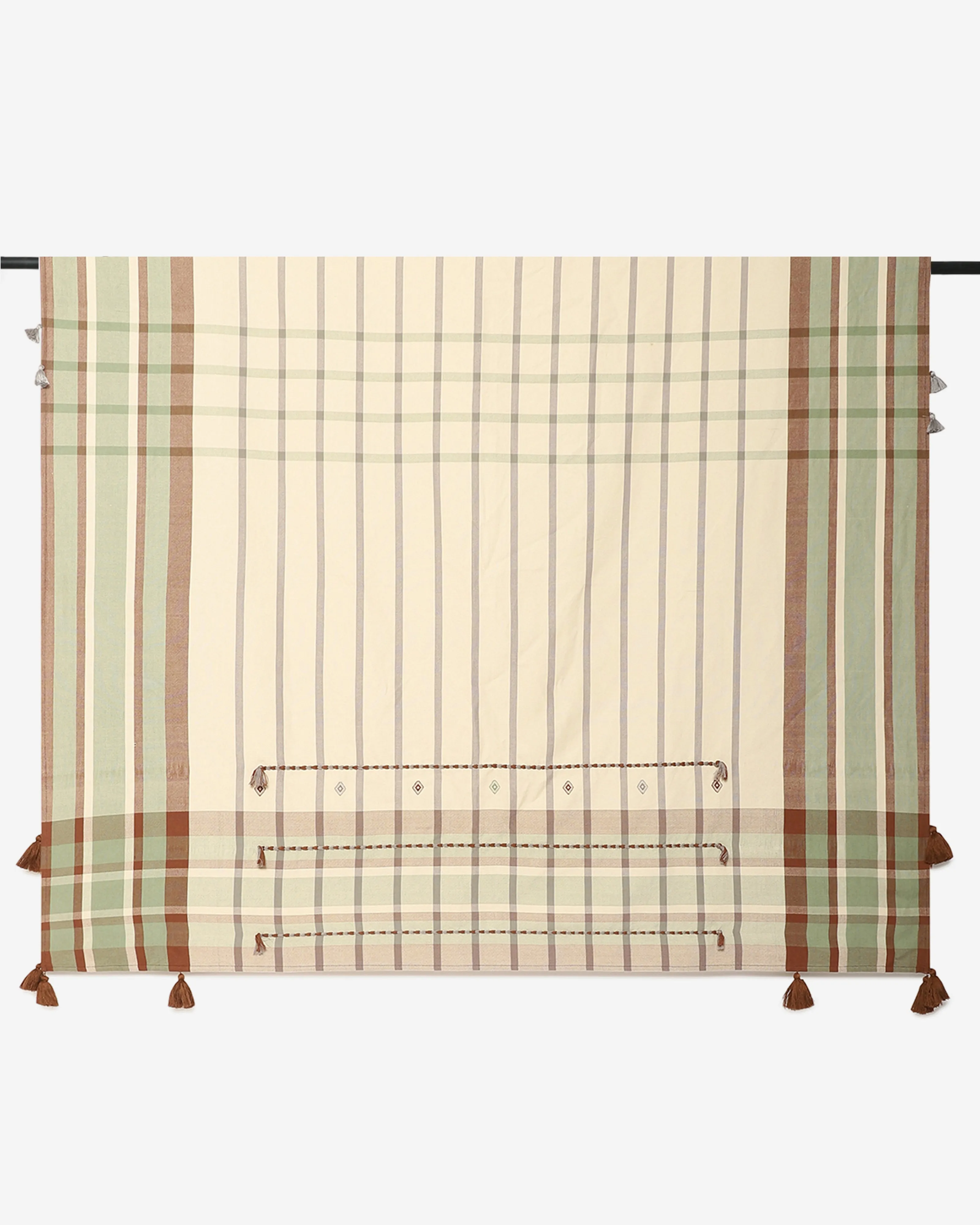 Agata Extra Weft Cotton Table Cover