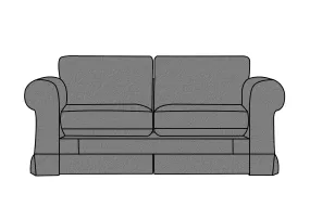 Albany | 2 Seater Extra Loose Cover | Shaftesbury Grey