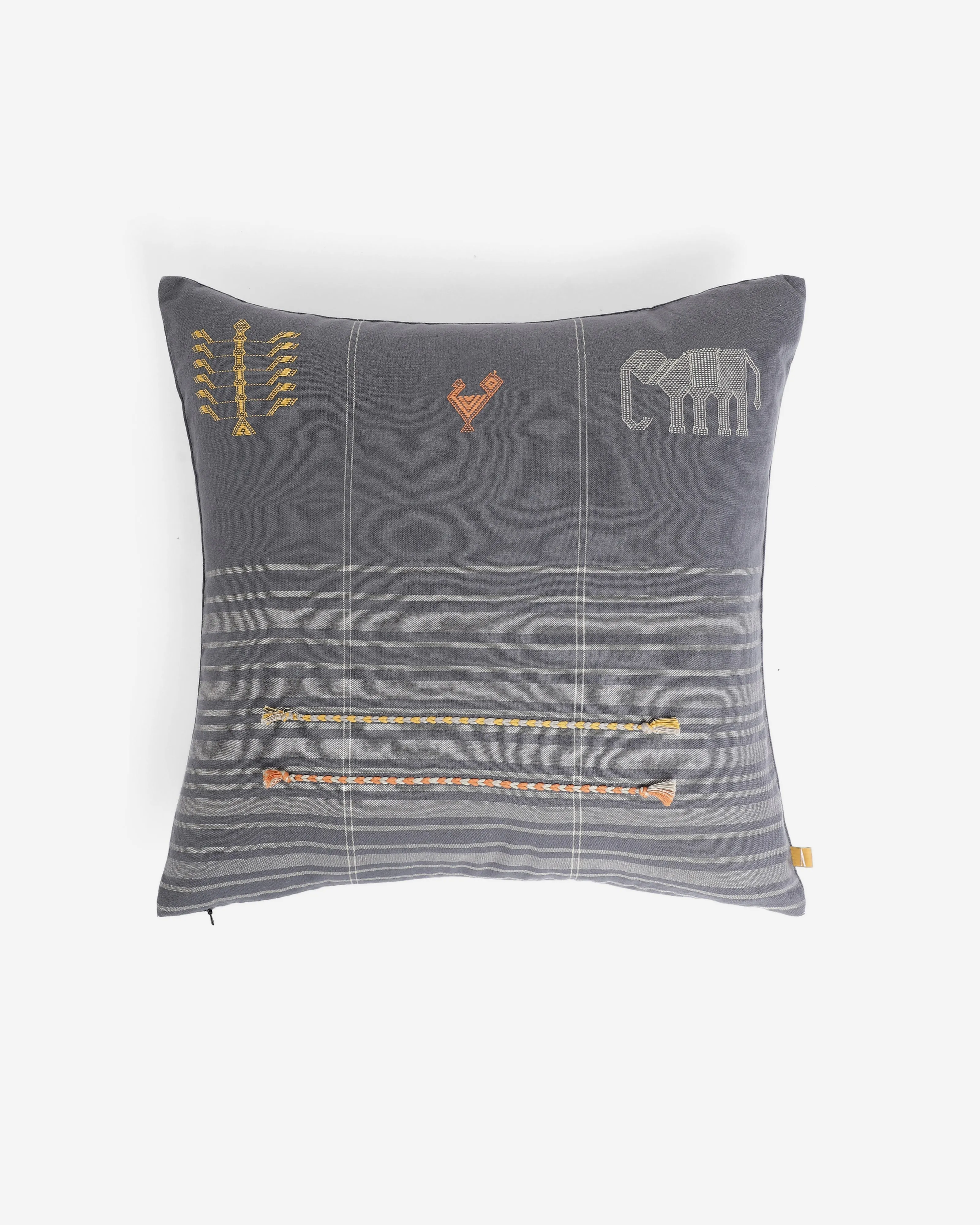 Appu Extra Weft Cotton Cushion Cover
