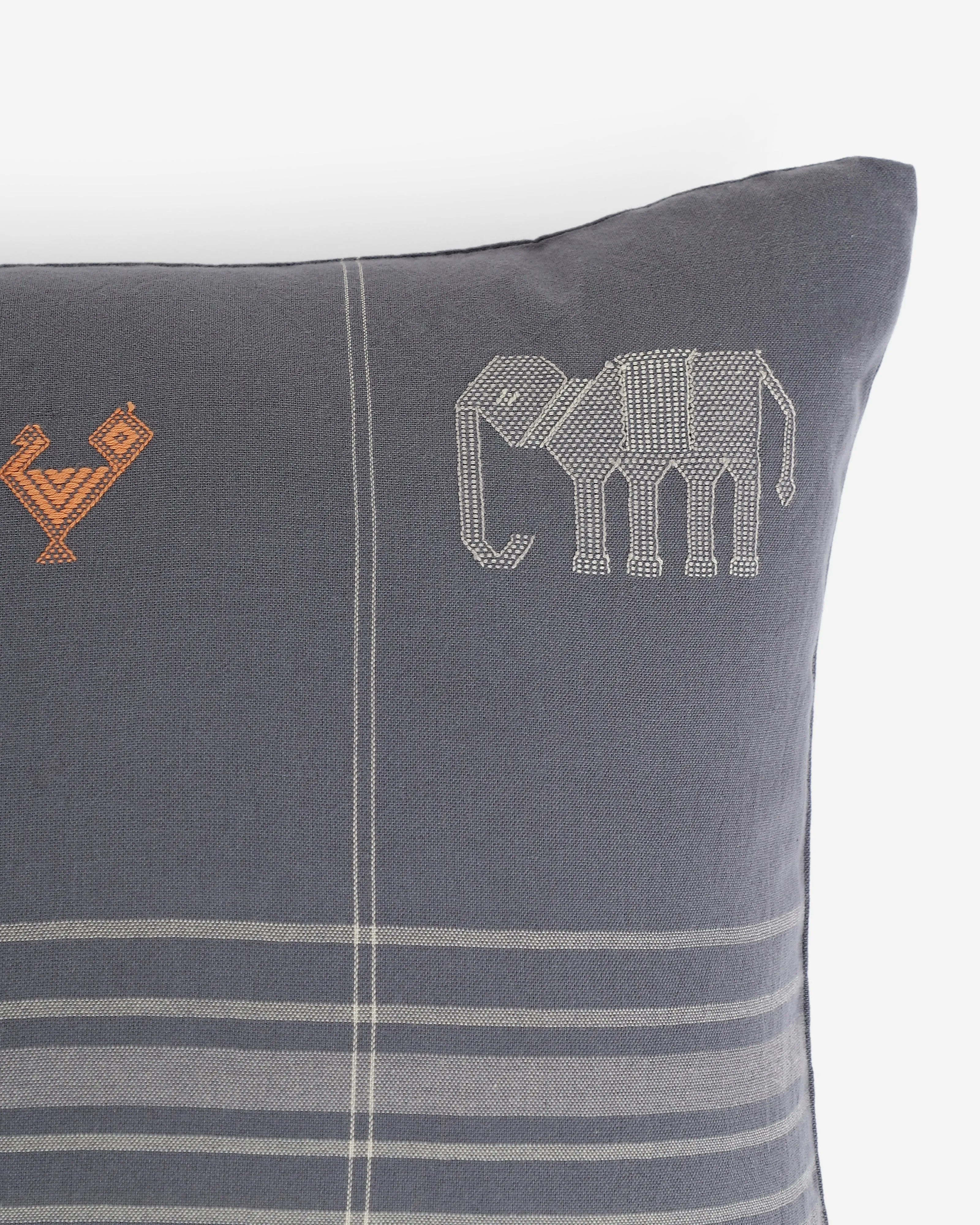 Appu Extra Weft Cotton Cushion Cover