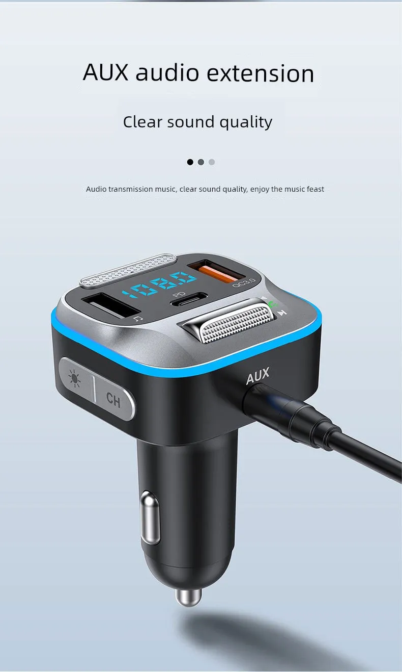 Aux Bluetooth Converter Lossless MP3 Fast Charge Car