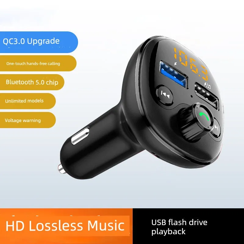 Aux Bluetooth Converter Lossless MP3 Fast Charge Car