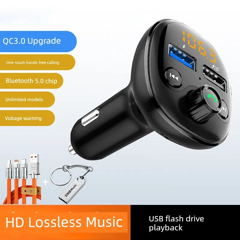 Aux Bluetooth Converter Lossless MP3 Fast Charge Car
