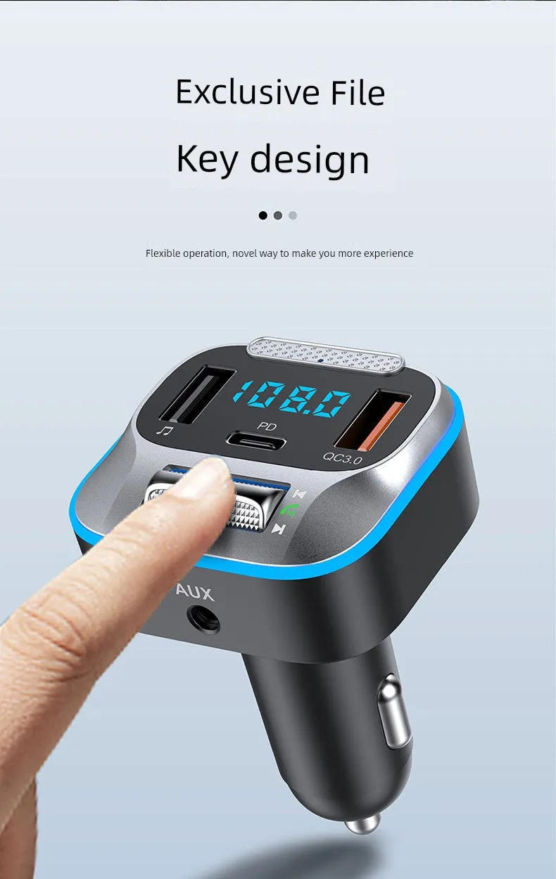 Aux Bluetooth Converter Lossless MP3 Fast Charge Car