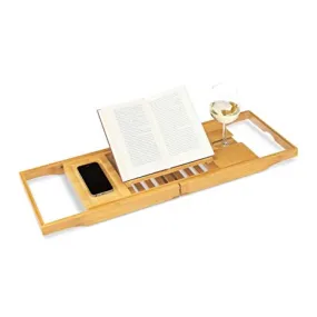 Bamboo Bathtub Shelf