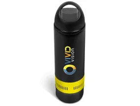 Bandit Stainless Steel Bottle & Bluetooth Speaker - 500ML - Yellow (GF-AM-629-B-Y)
