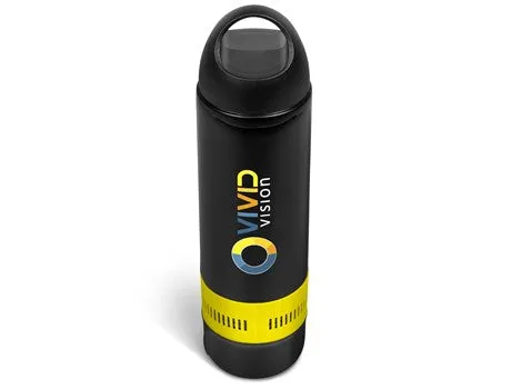 Bandit Stainless Steel Bottle & Bluetooth Speaker - 500ML - Yellow (GF-AM-629-B-Y)