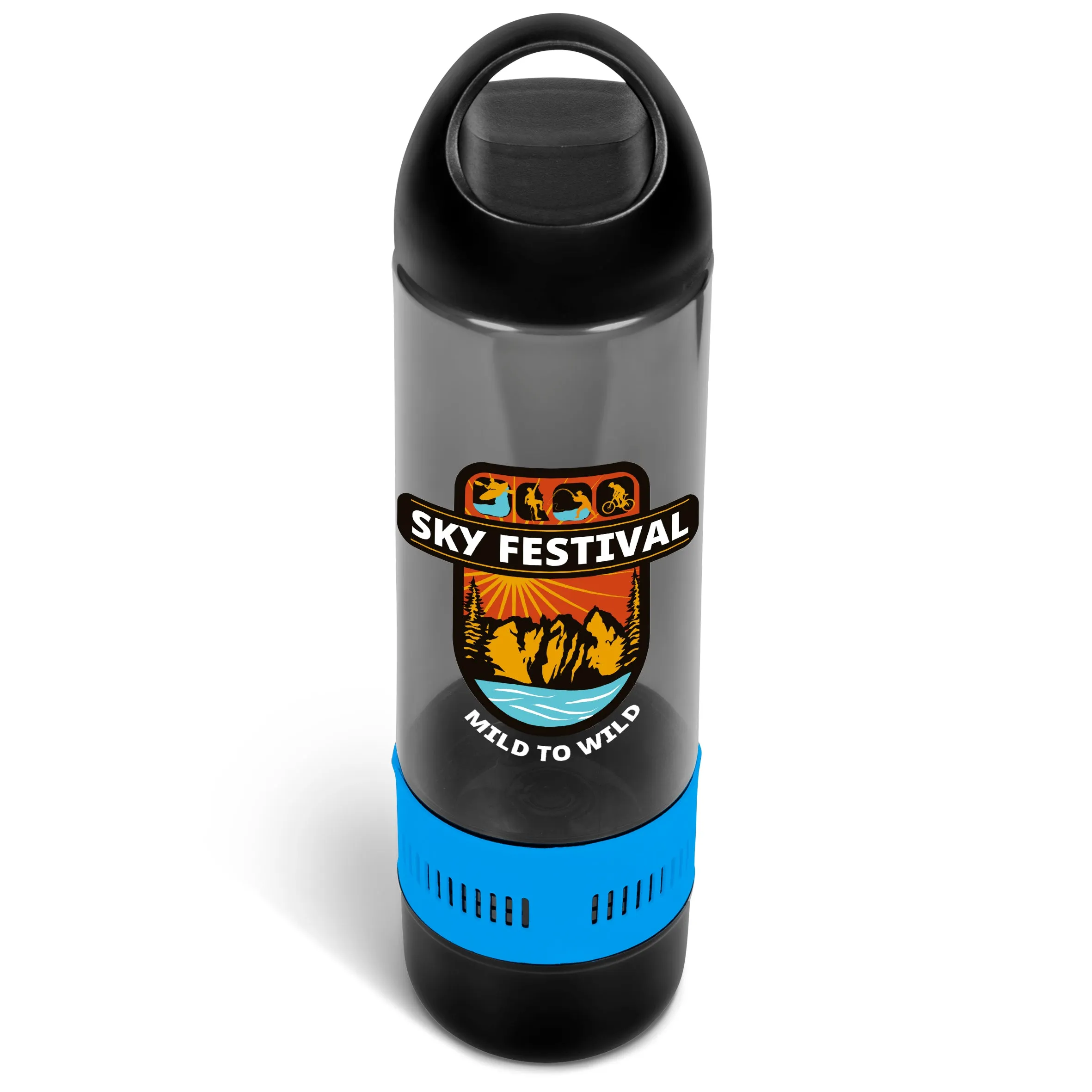 Bandit Tritan Water Bottle & Bluetooth Speaker - 500ML (GF-AM-628-B)