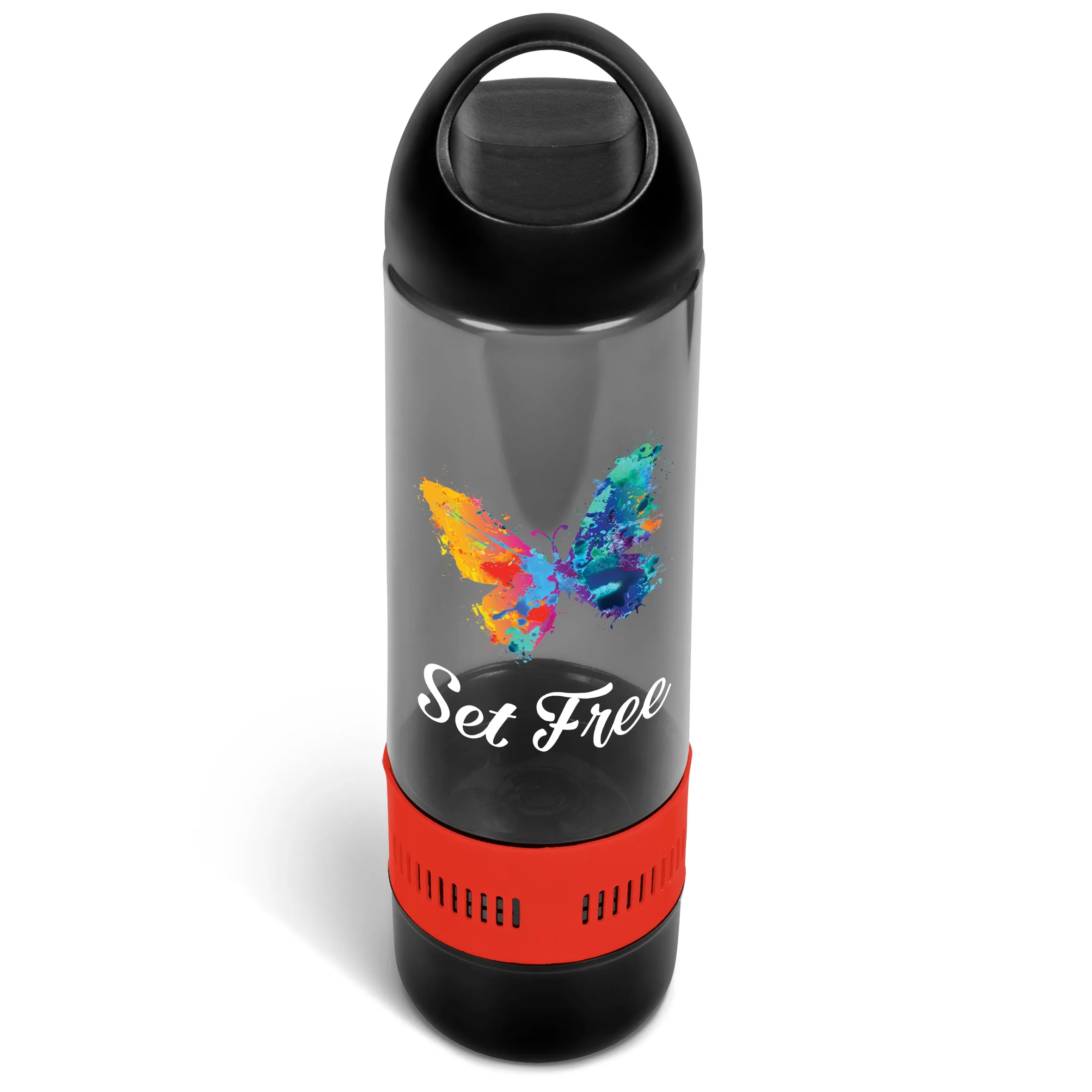 Bandit Tritan Water Bottle & Bluetooth Speaker - 500ML (GF-AM-628-B)