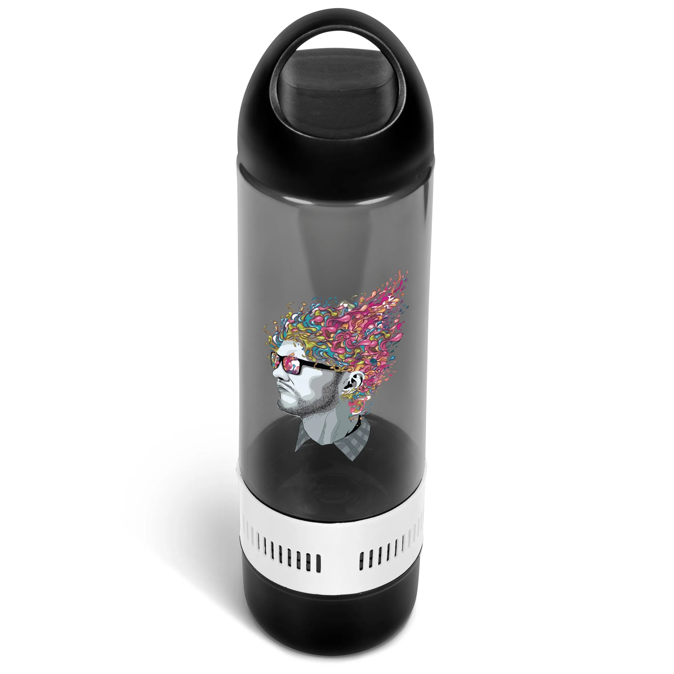 Bandit Tritan Water Bottle & Bluetooth Speaker - 500ML (GF-AM-628-B)