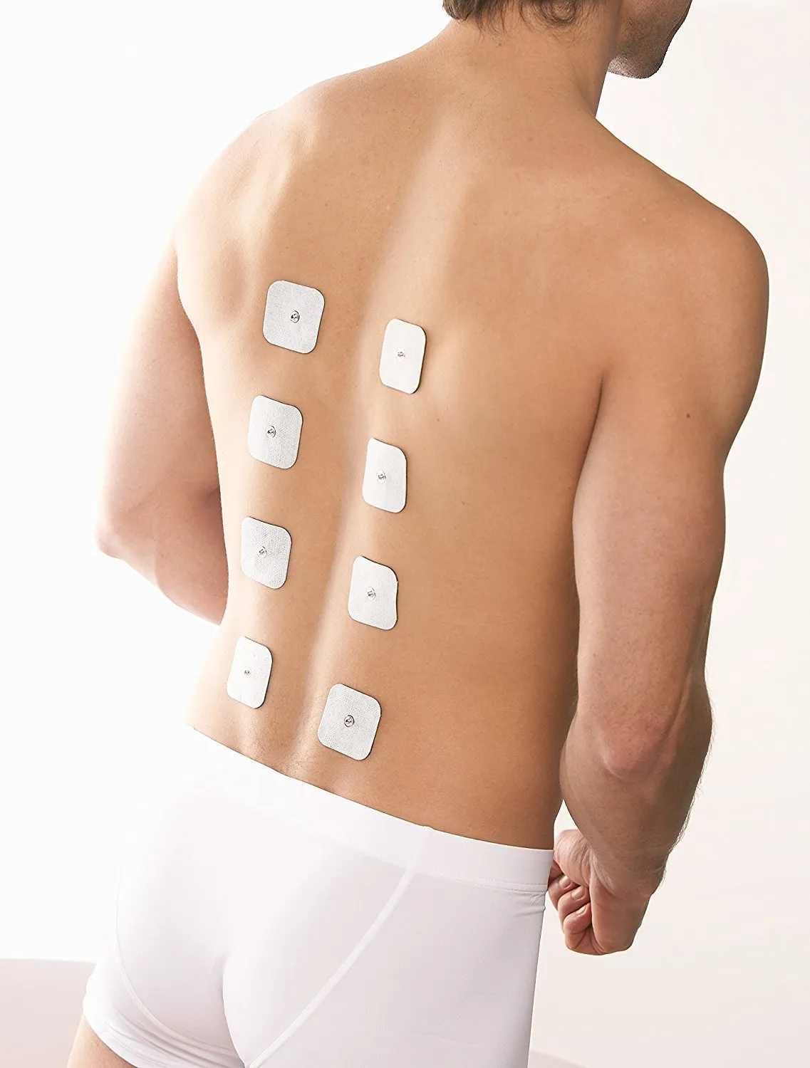 Beurer Replacement Set of Self-Adhesive Gel Electrode Pads, 45 x 45 mm, Electrodes for TENS and EMS, suitable for EM 49 / EM 80 / EM 41 / EM 40 8 Electrodes