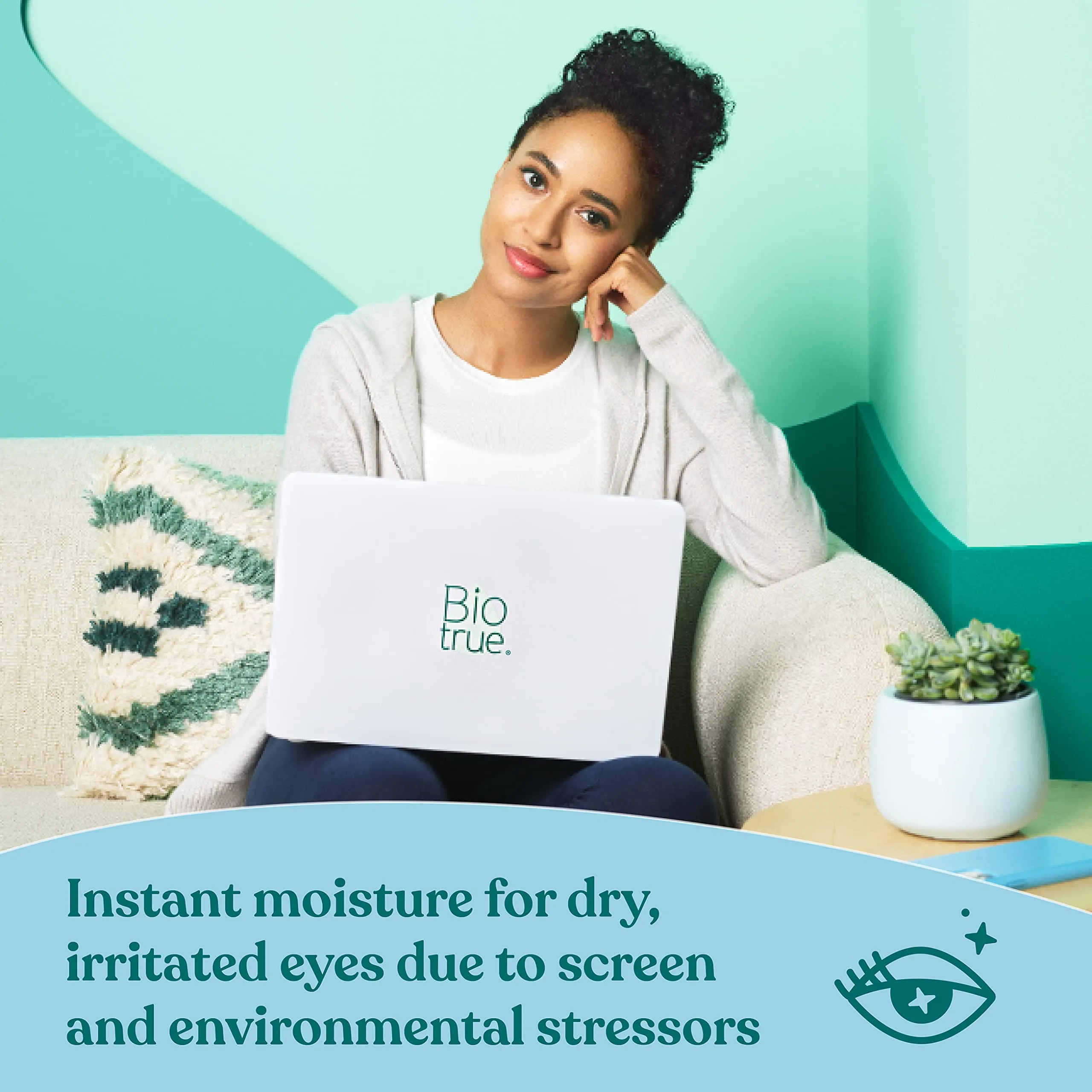 Biotrue® Hydration Boost Eye Drops for Irritated and Dry Eyes from Bausch   Lomb, Preservative Free, Naturally Inspired, Soft Contact Lens Friendly, 0.33 FL OZ (10 mL) 0.33 Fl Oz (Pack of 1)