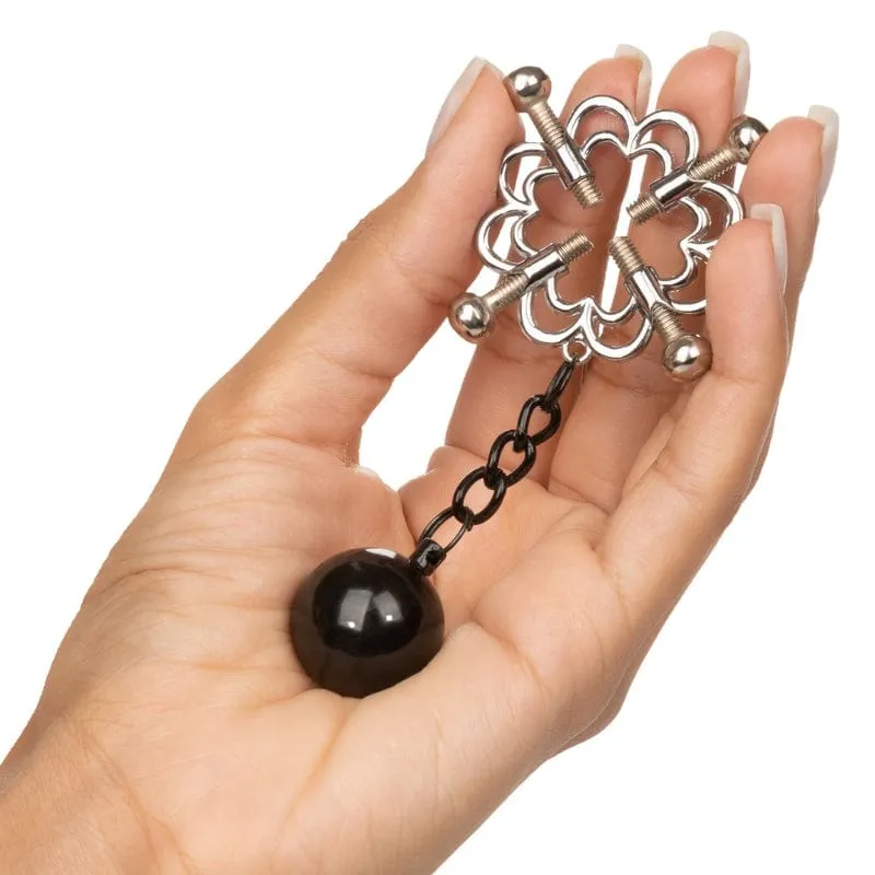 Calexotics Nipple Grips 4-Point Weighted Nipple Press