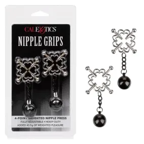 Calexotics Nipple Grips 4-Point Weighted Nipple Press