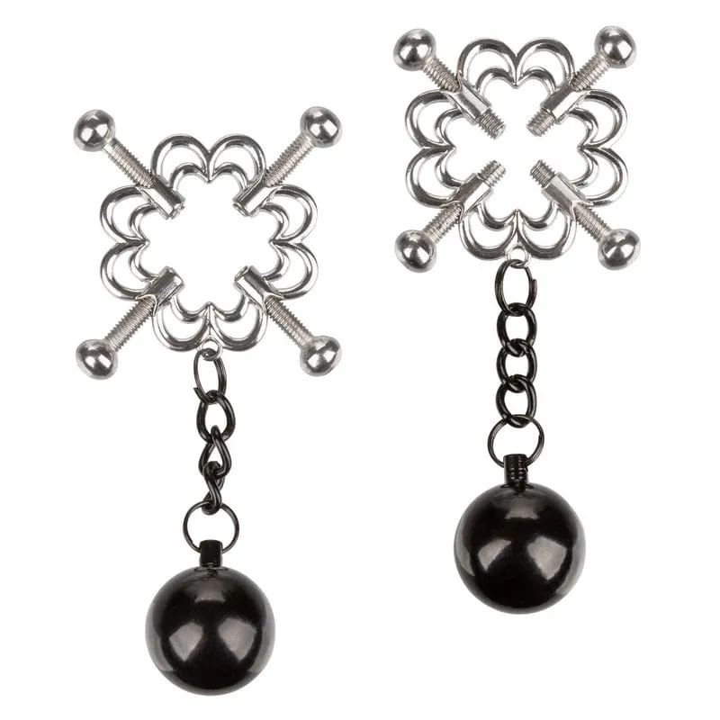 Calexotics Nipple Grips 4-Point Weighted Nipple Press