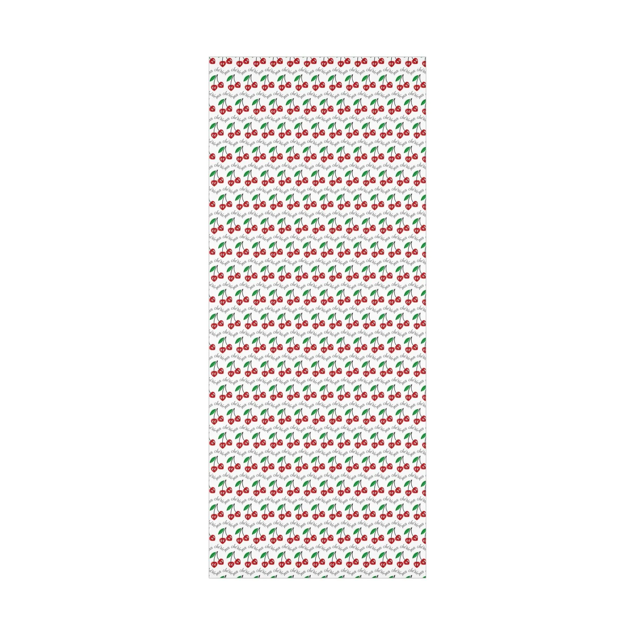 Cherry Blossom Luxe Eco-Conscious Wrapping Paper Set - Crafted in the USA with Elegant Matte & Satin Options