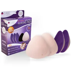Curve Essential Plus 4 Washable Nursing Pads Night (Purple)