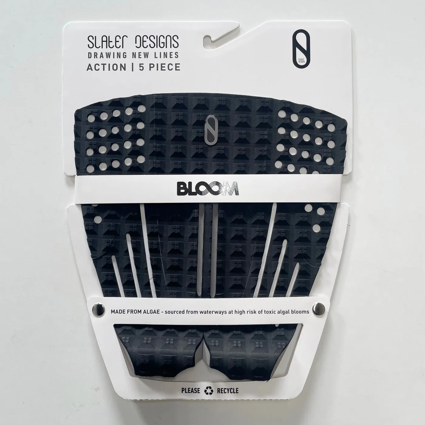 Deck pads - Slater Designs - 5 Piece Action Pad (with Arch) - Black/Grey