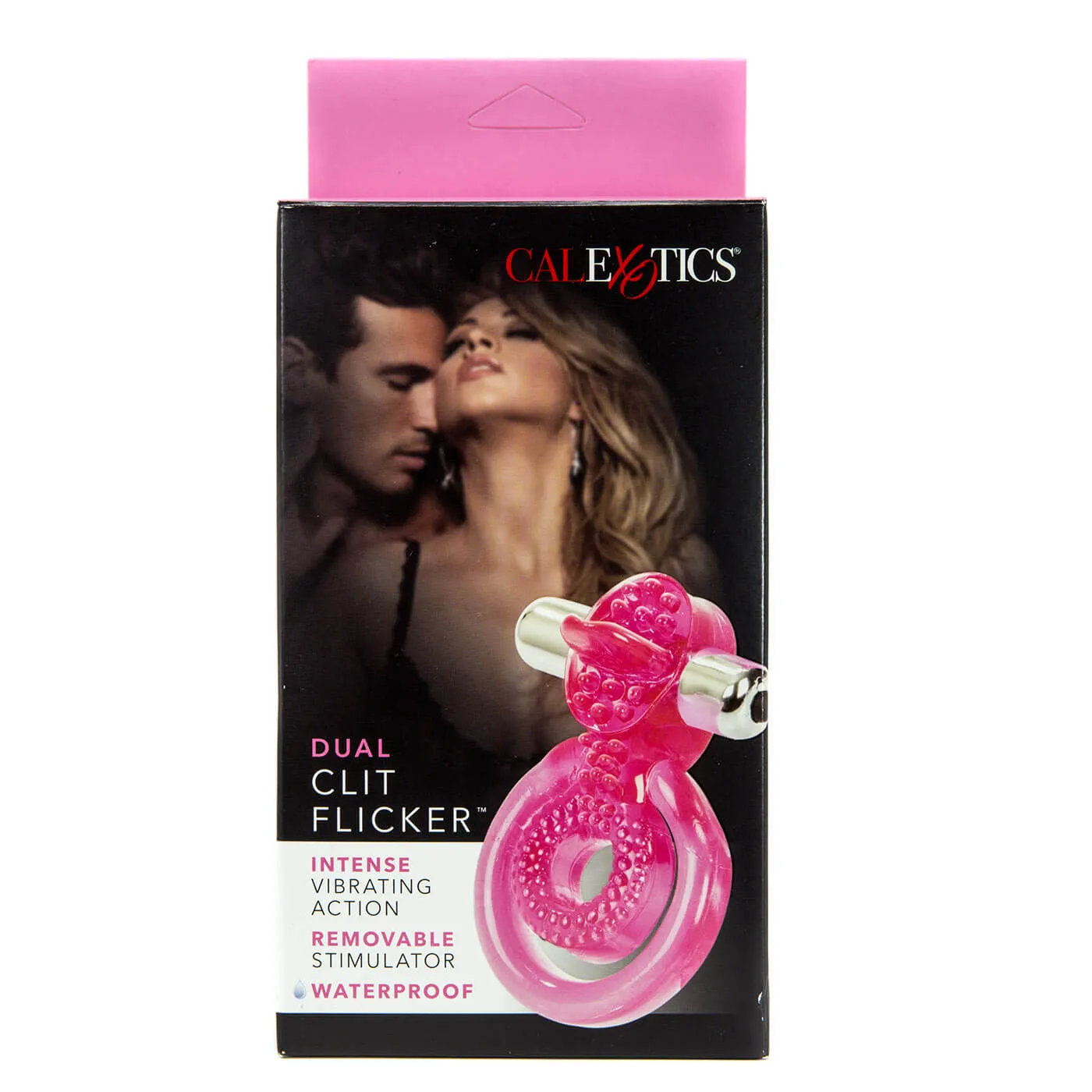 Dual Clit Flicker Vibrating Cock Ring
