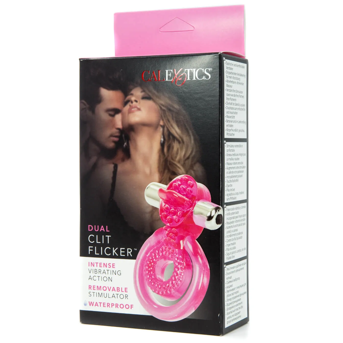 Dual Clit Flicker Vibrating Cock Ring