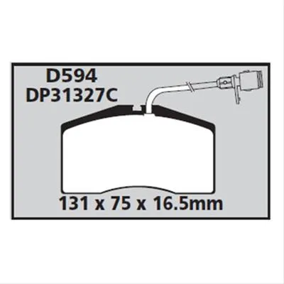 EBC Yellowstuff Brake Pads DP41327R