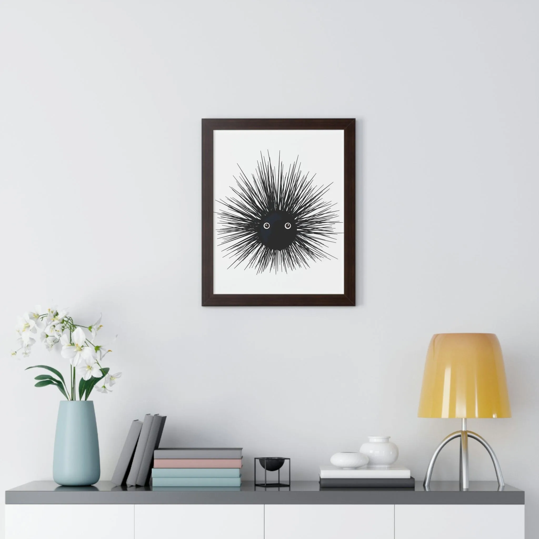 Eco-Conscious Vertical Art Print Series with Sustainable MDF Frames in Classic Colors