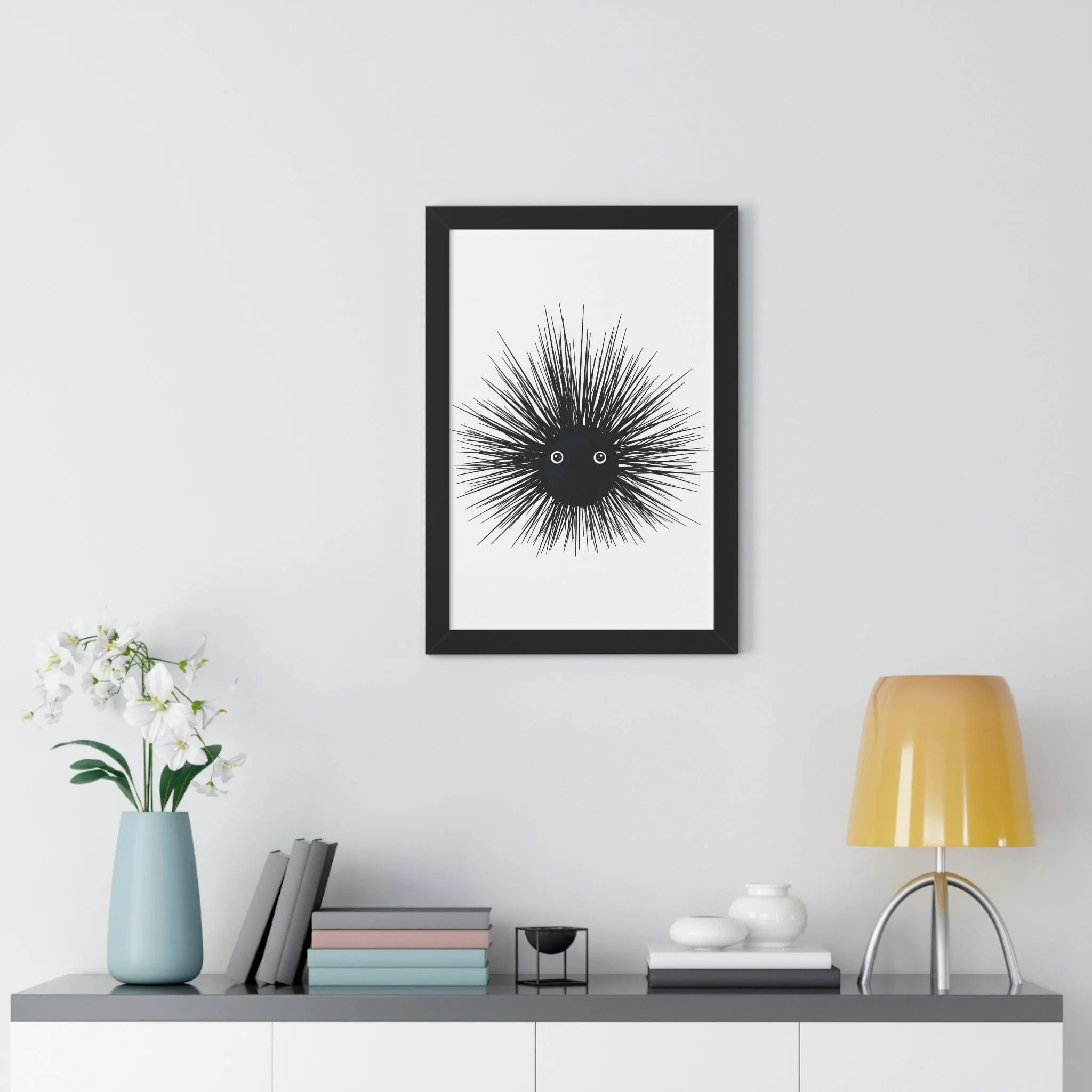 Eco-Conscious Vertical Art Print Series with Sustainable MDF Frames in Classic Colors