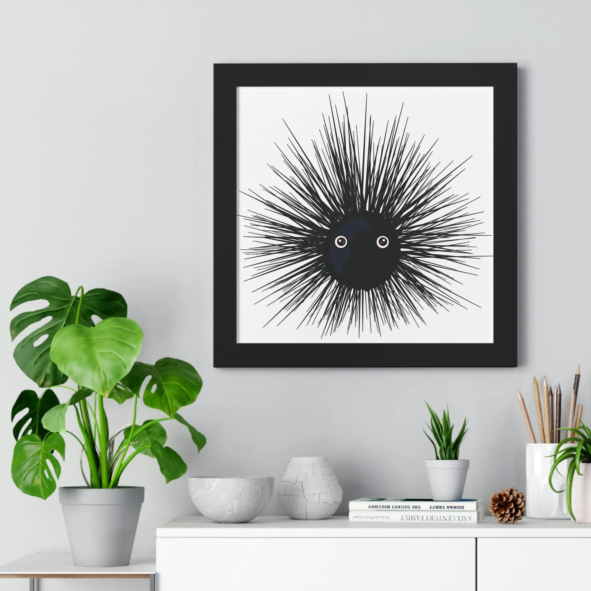 Eco-Conscious Vertical Art Print Series with Sustainable MDF Frames in Classic Colors