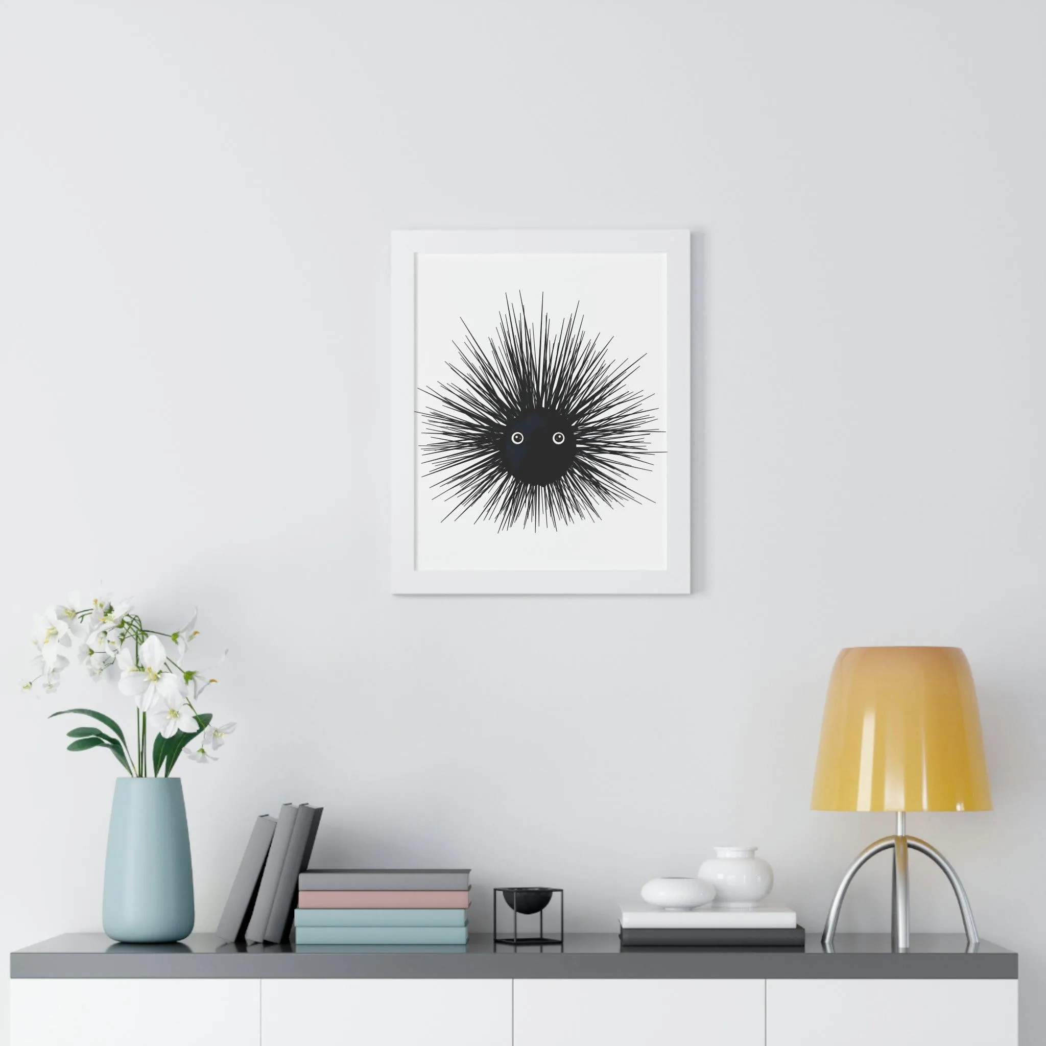 Eco-Conscious Vertical Art Print Series with Sustainable MDF Frames in Classic Colors
