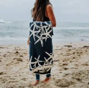 Eco Reversible Starfish Throw Blanket