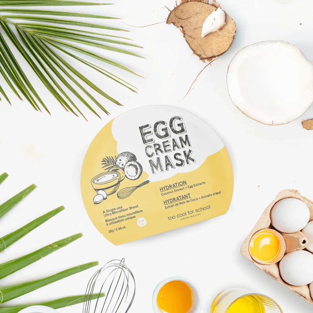 Egg Cream Mask (Hydration)