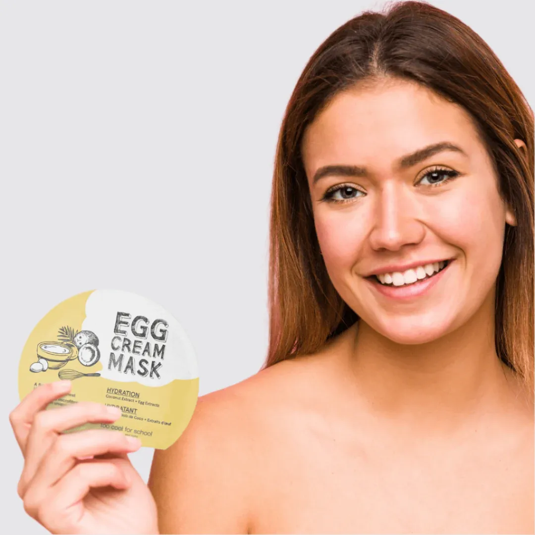 Egg Cream Mask (Hydration)