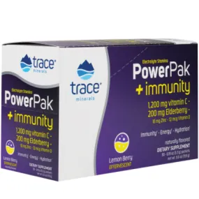 Electrolyte Stamina PowerPak   Immunity 30 packets by Trace Minerals Research