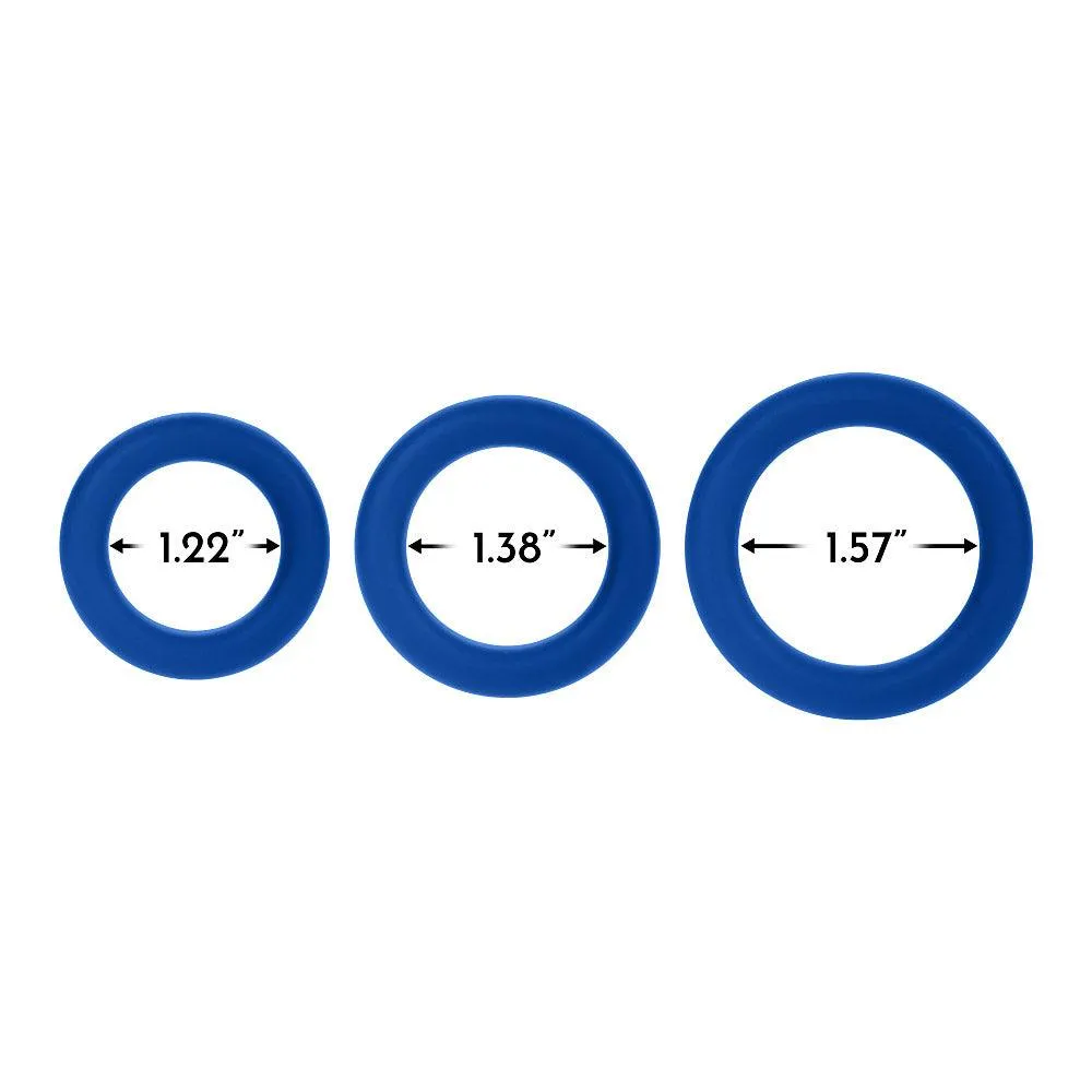 FORTO F-61 C-Ring 3pc Set Blue