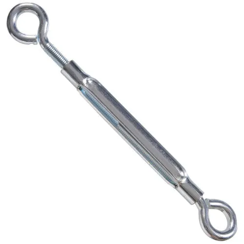 HILLMAN™ 321854 Turnbuckle, Eye End, 2700 lb Load, 1/2-13 Thread, 19-1/2 in L Retracted, 26-9/16 in L Extended