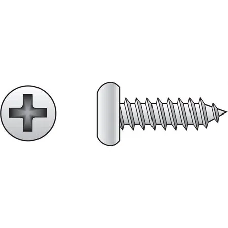 Hillman No. 10 X 1 in. L Phillips Pan Head Sheet Metal Screws 100 Pk