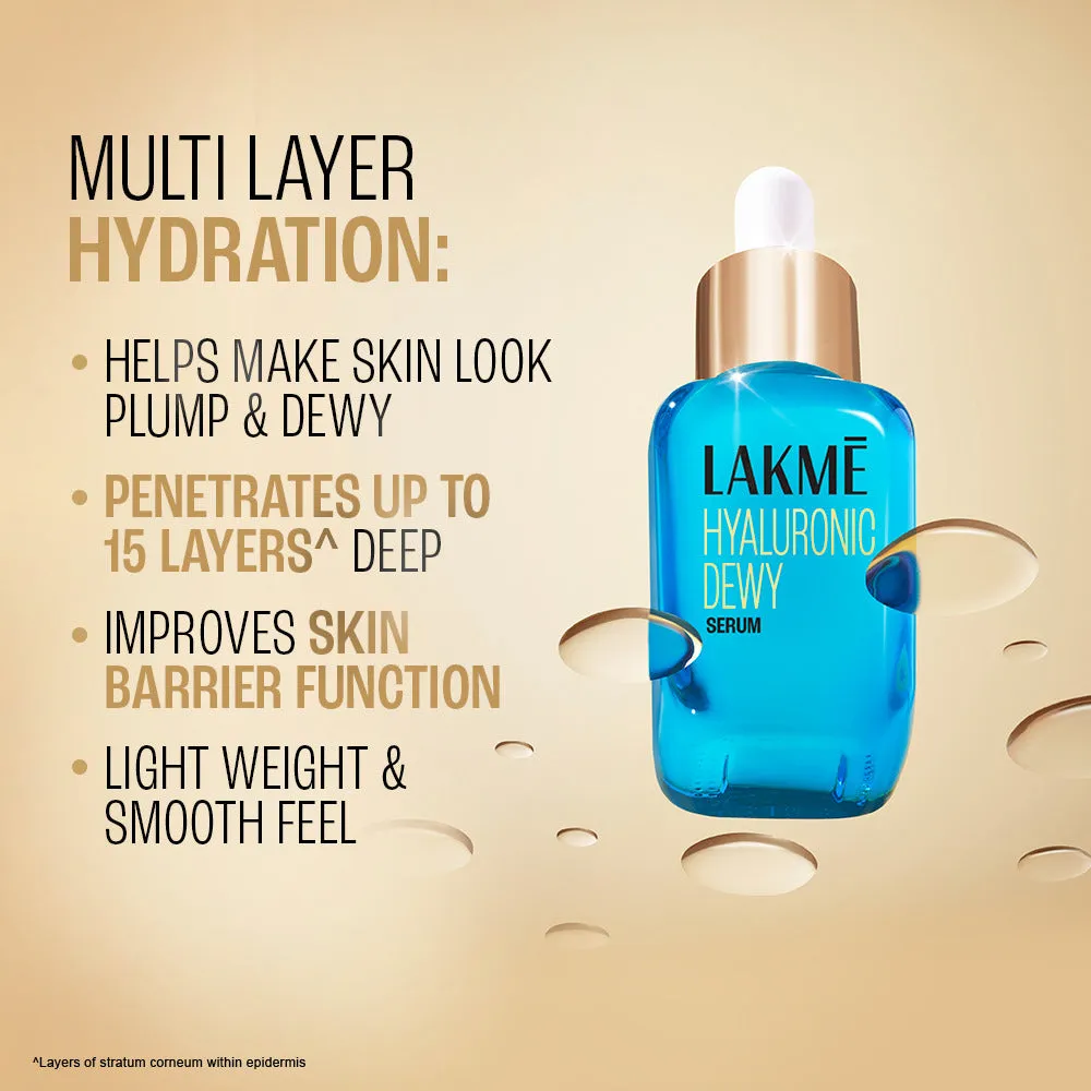 Lakme Hyaluronic Dewy Serum with 10% Hyaluronic Acid & Pentavitin Complex 15ML