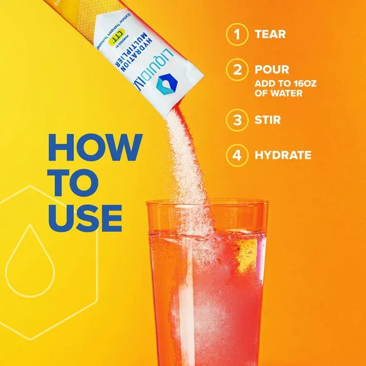 Liquid I.V. Hydration Multiplier   Immune Support – Fast-Acting Hydration & Immune Boost