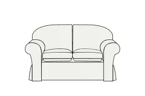 Madrid | 2 Seater Extra Loose Cover | Capri Linen