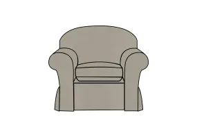 Madrid | Armchair Extra Loose Cover | Capri Lichen